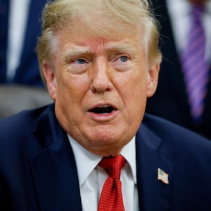 President Donald J. Trump makes an announcement on healthcare in the Oval Office at the White House in Washington, D.C., US, September 18, 2026.