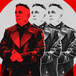 Gregory Bovino's Nazi look.