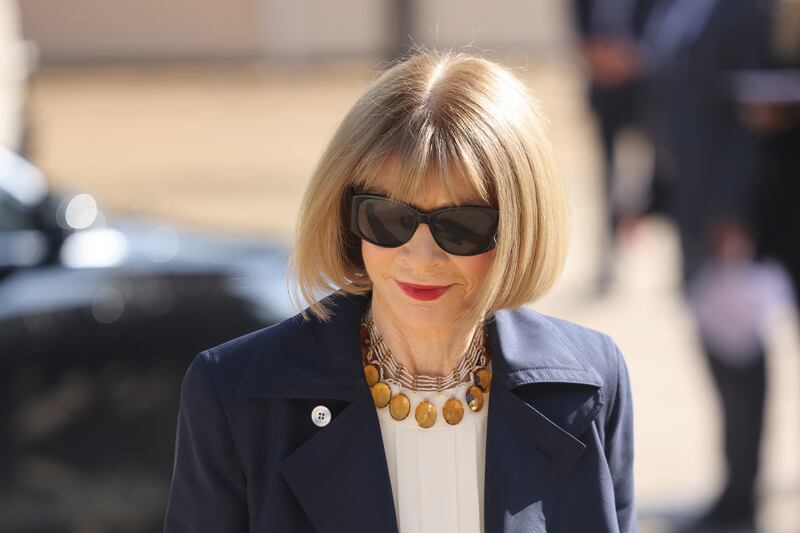 Anna Wintour attends the Chanel Haute Couture Fall/Winter 2025/2026 show as part of Paris Fashion Week on July 08, 2025 in Paris, France.
