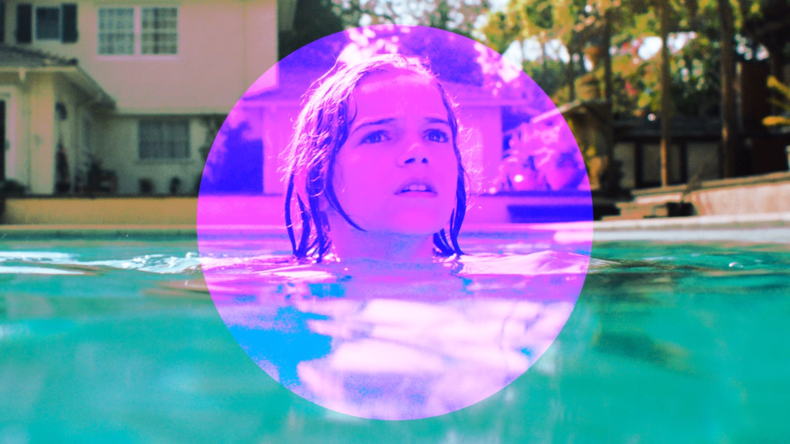 A photo illustration of Night Swim.