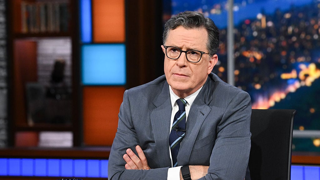 The Late Show with Stephen Colbert during Wednesday's June 25, 2025 show.