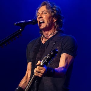 Rick Springfield performs at the Genesee Theatre on April 17, 2026 in Waukegan, Illinois.