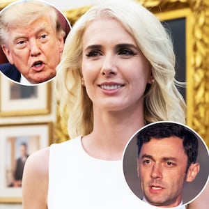 Donald Trump, Jon Ossoff, Natalie Harp photo illustration