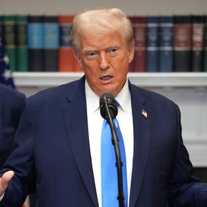 WASHINGTON, DC - SEPTEMBER 22: U.S. President Donald Trump answers questions after making an announcement on “significant medical and scientific findings for America’s children” in the Roosevelt Room of the White House on September 22, 2025 in Washington, DC. Federal health officials suggested a link between the use of acetaminophen during pregnancy as a risk for autism, although many health agencies have noted inconclusive results in the research. (Photo by Andrew Harnik/Getty Images)