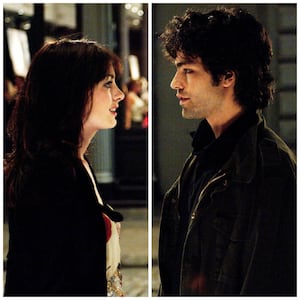 Adrien Grenier and Anne Hathaway in "The Devil Wears Prada"