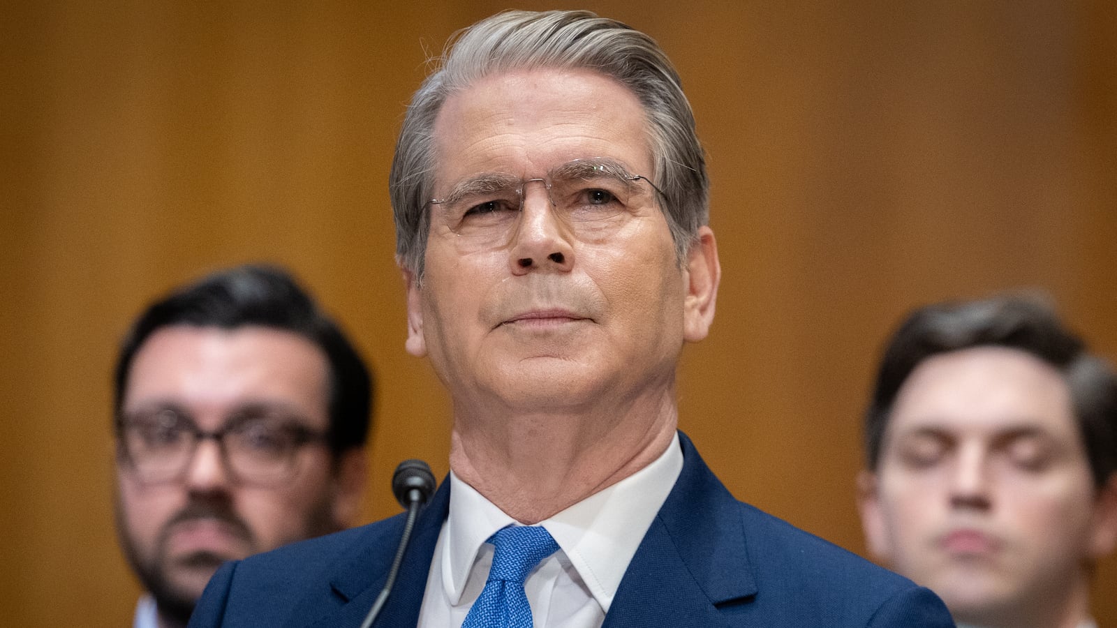 Treasury Secretary Scott Bessent testifies during a Senate Finance Committee budget hearing on June 3, 2026.