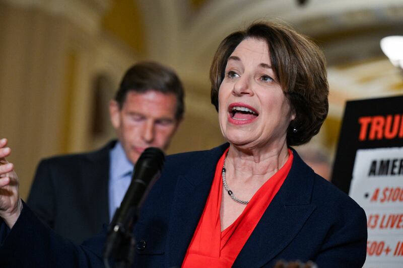 Klobuchar told Schmitt to not ask questions when he doesn't know the answer.