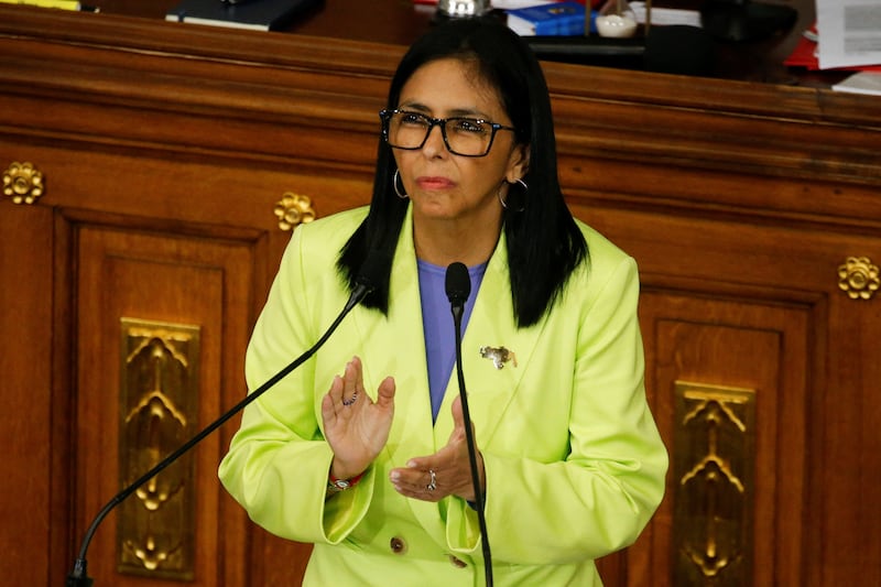 Venezuela's Interim President Delcy Rodriguez.