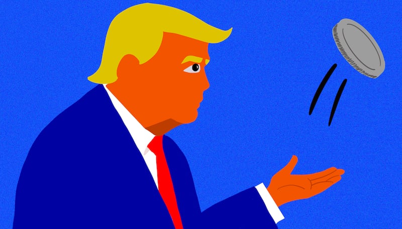 Donald Trump illustration
