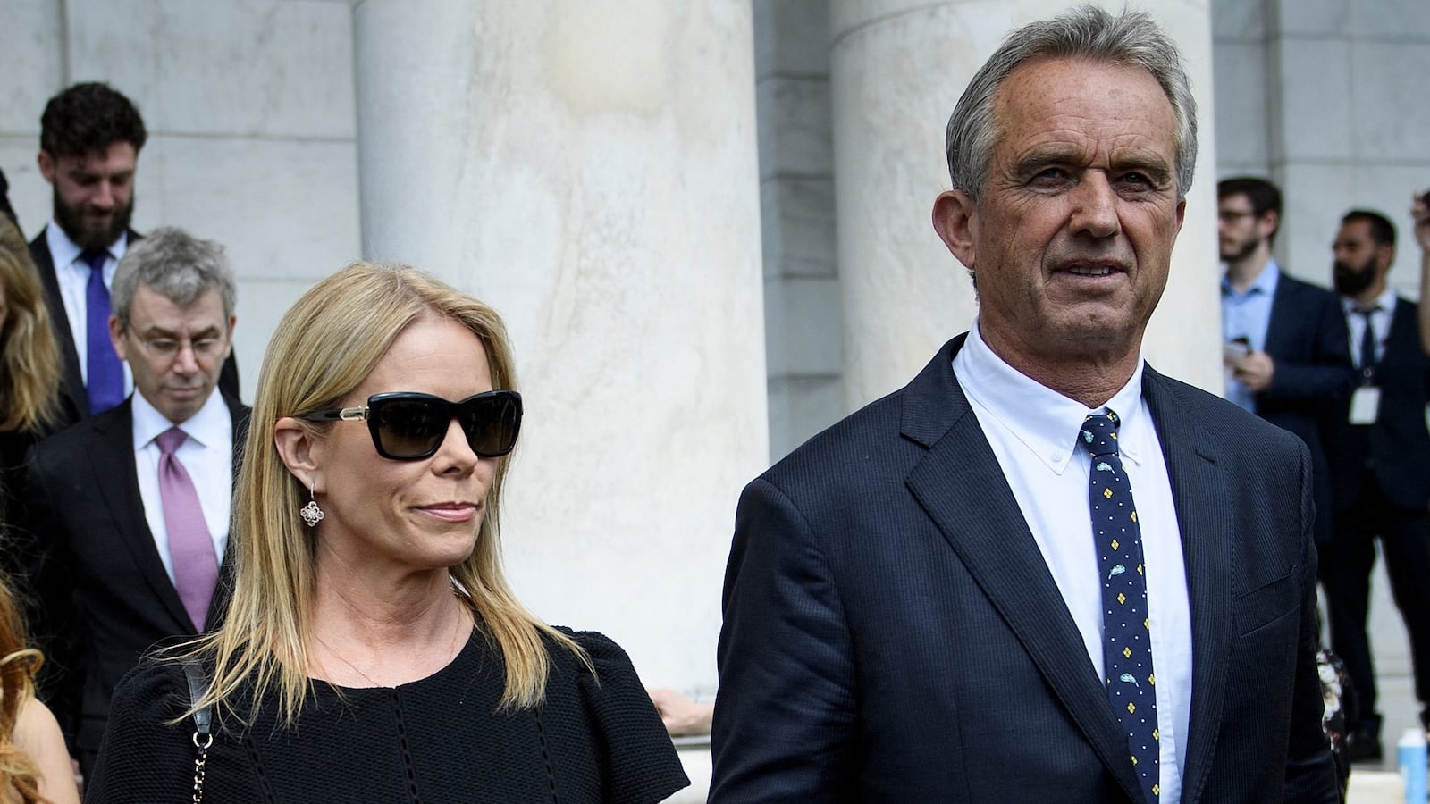 Cheryl Hines and Robert F. Kennedy Jr.