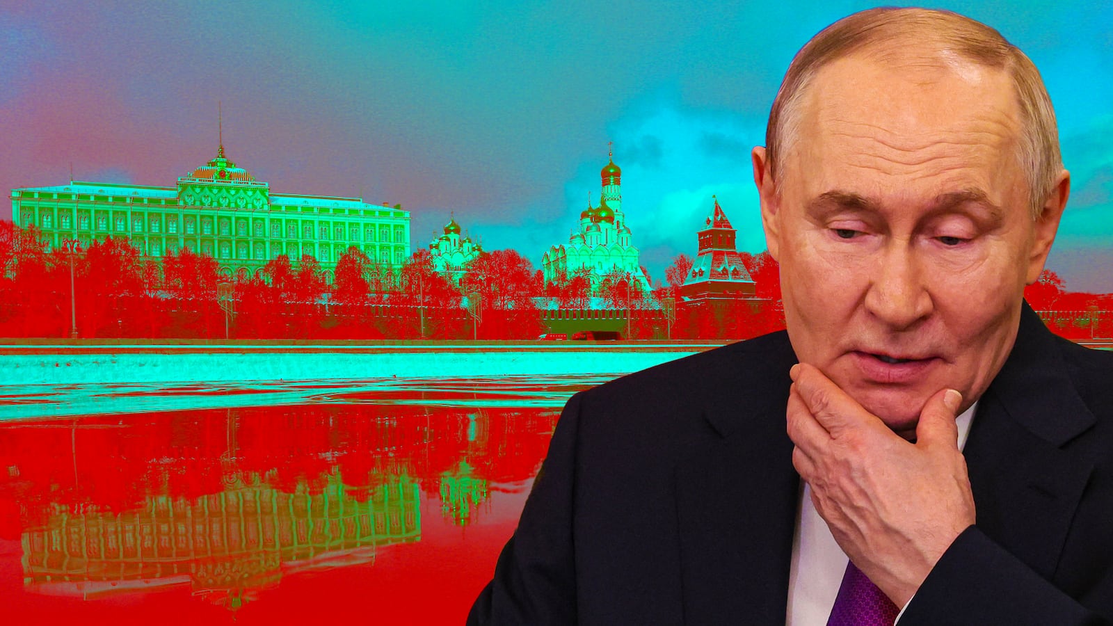 Vladimir Putin photo illustration