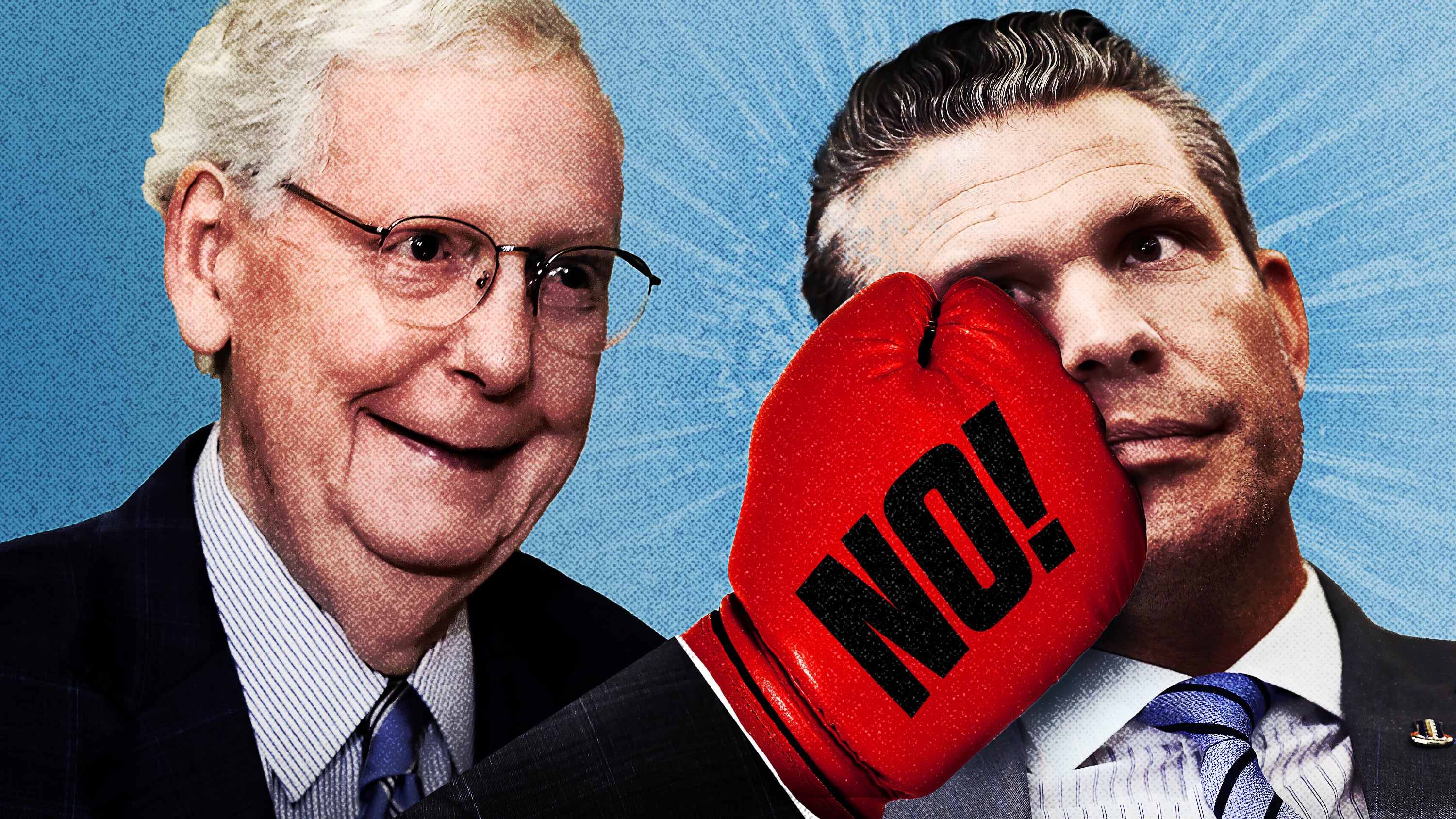 Mitch McConnell and Pete Hegseth