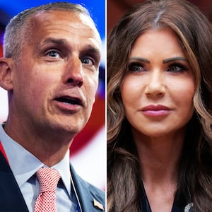 Corey Lewandowski and Kristi Noem.
