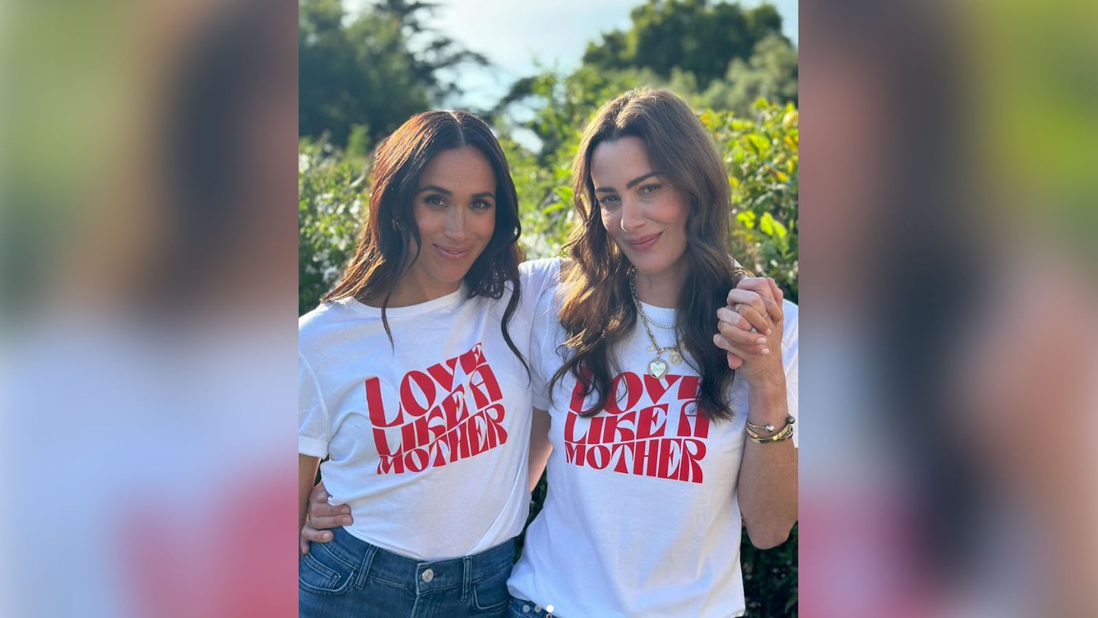 Meghan Markle and Kelly McKee Zajfen pose in a picture together