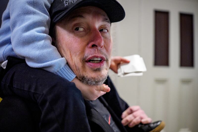 Elon Musk has at least 14 kids, including his son X Æ A-12.