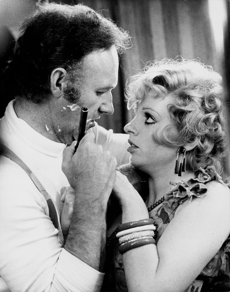 Actors Gene Hackman and Liza Minnelli in a scene from the movie 'Lucky Lady', 1975.