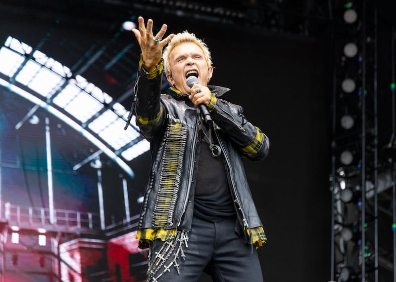 Billy Idol at the Shaky Knees festival.