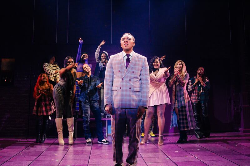 Bryson Battle, center, and the company of Saturday Church.