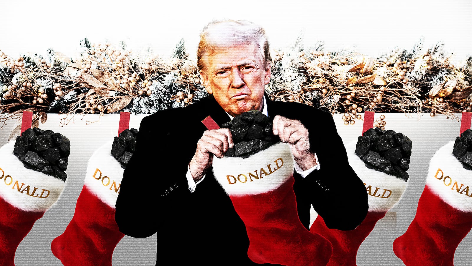 Donald Trump gets a lot of coal.