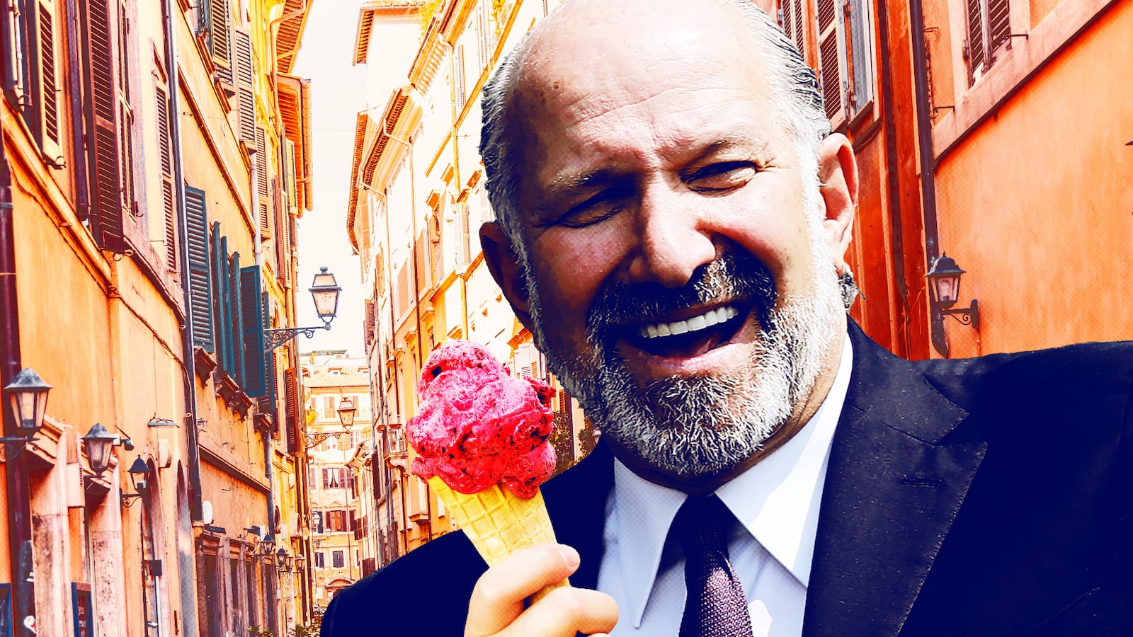 Howard Lutnick's vacation in Italy