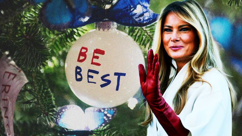 Melania Trump photo illustration