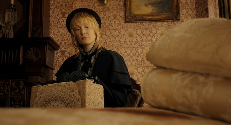 Vicky Krieps in Monster: The Lizzie Borden Story.
