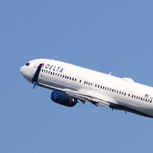 A Delta Airlines’ Boeing 737 plane takes off to Detroit from LaGuardia Airport in Queens, New York on May 24, 2024.