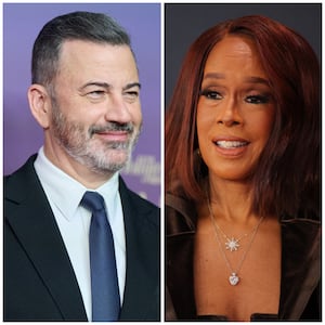 Jimmy Kimmel and Gayle King