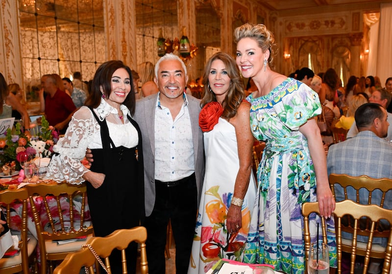 Mandatory Credit: Photo by Michele Eve Sandberg/Shutterstock (16730172cc)
Judge Jeanine Pirro, from left, Cesar Millan "Dog Whisperer", Lauree Simmons, and Kathering Heigl attend Wine, Women & Shoes Event Benefiting Big Dog Ranch Rescue, at Mar-a-Lago, on March 8, 2026 in Palm Beach, Florida.
Wine, Women & Shoes Event at Mar-a-Lago Benefiting Big Dog Ranch Rescue, Palm Beach, USA - 08 Mar 2026