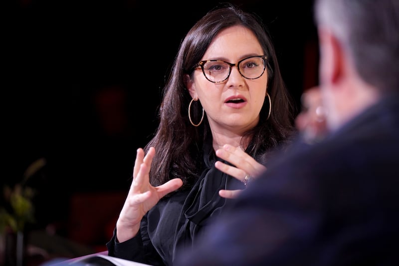 Bari Weiss (pictured) hosts Senator Ted Cruz presented by Uber and X on January 18, 2025 in Washington, DC.