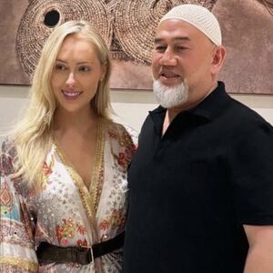 Brittany Porter and Sultan Muhammad V