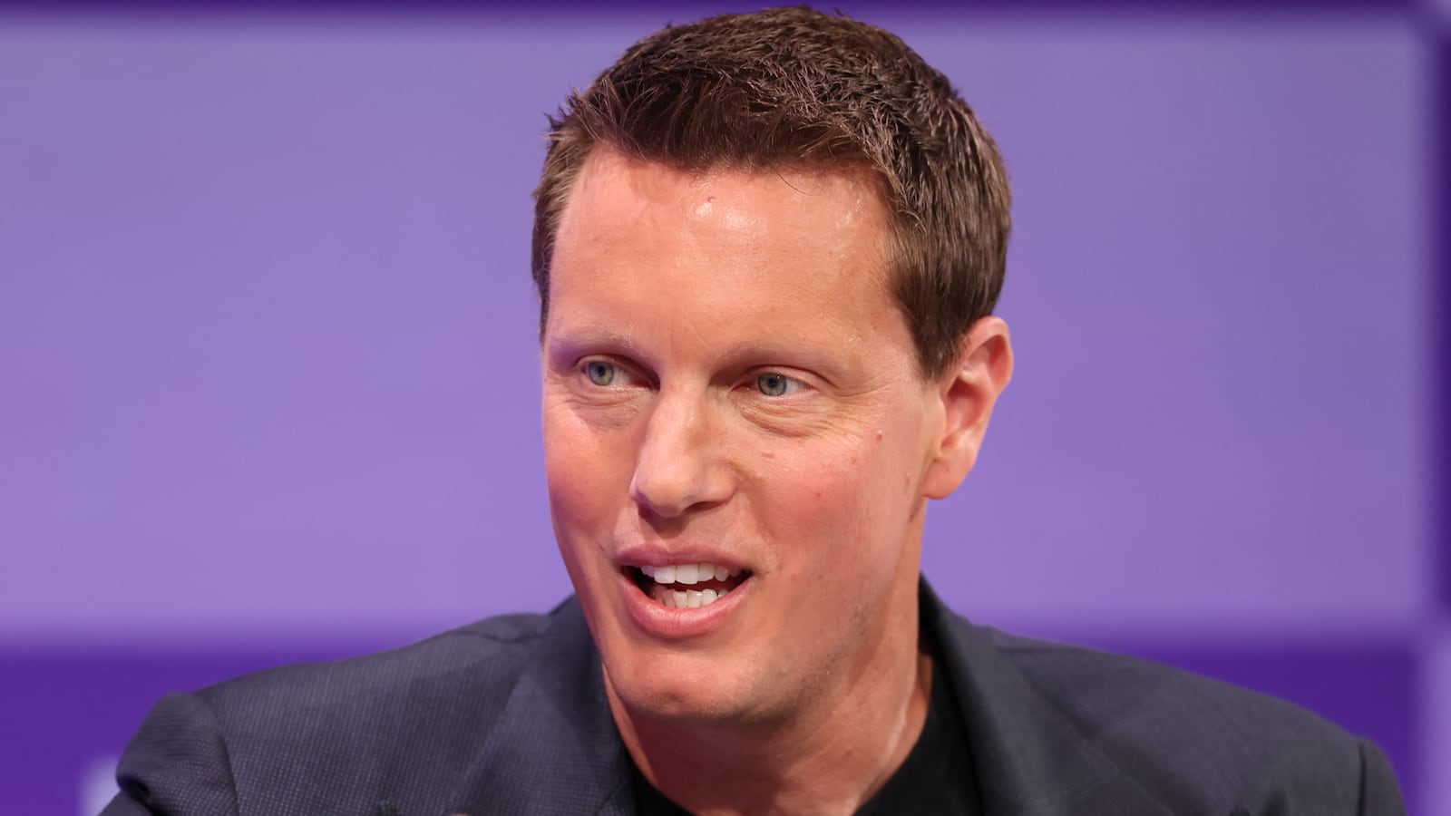 Paramount Skydance CEO David Ellison speaks during the Bloomberg Screentime conference in Los Angeles on October 9, 2025. (Photo by Patrick T. Fallon / AFP) (Photo by PATRICK T. FALLON/AFP via Getty Images)