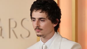 Timothee Chalamet poses on the red carpet during the Oscars arrivals at the 98th Academy Awards in Hollywood, Los Angeles, California, U.S., March 15, 2026.