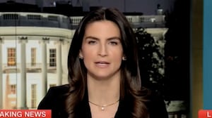 Kaitlan Collins discusses Trump's decoy mission on CNN.