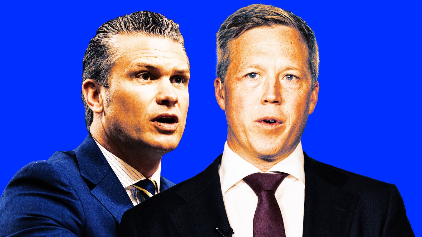 Pete Hegseth and Secretary of the Army Dan Driscoll.