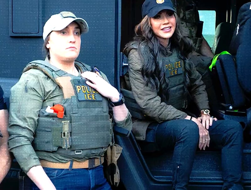 A still from Madison Sheahan's slick Ohio congress run promo.