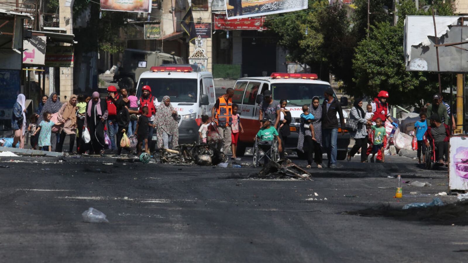Thousands of people have evacuated from the Jenin refugee camp in the West Bank amid a massive Israeli operation.