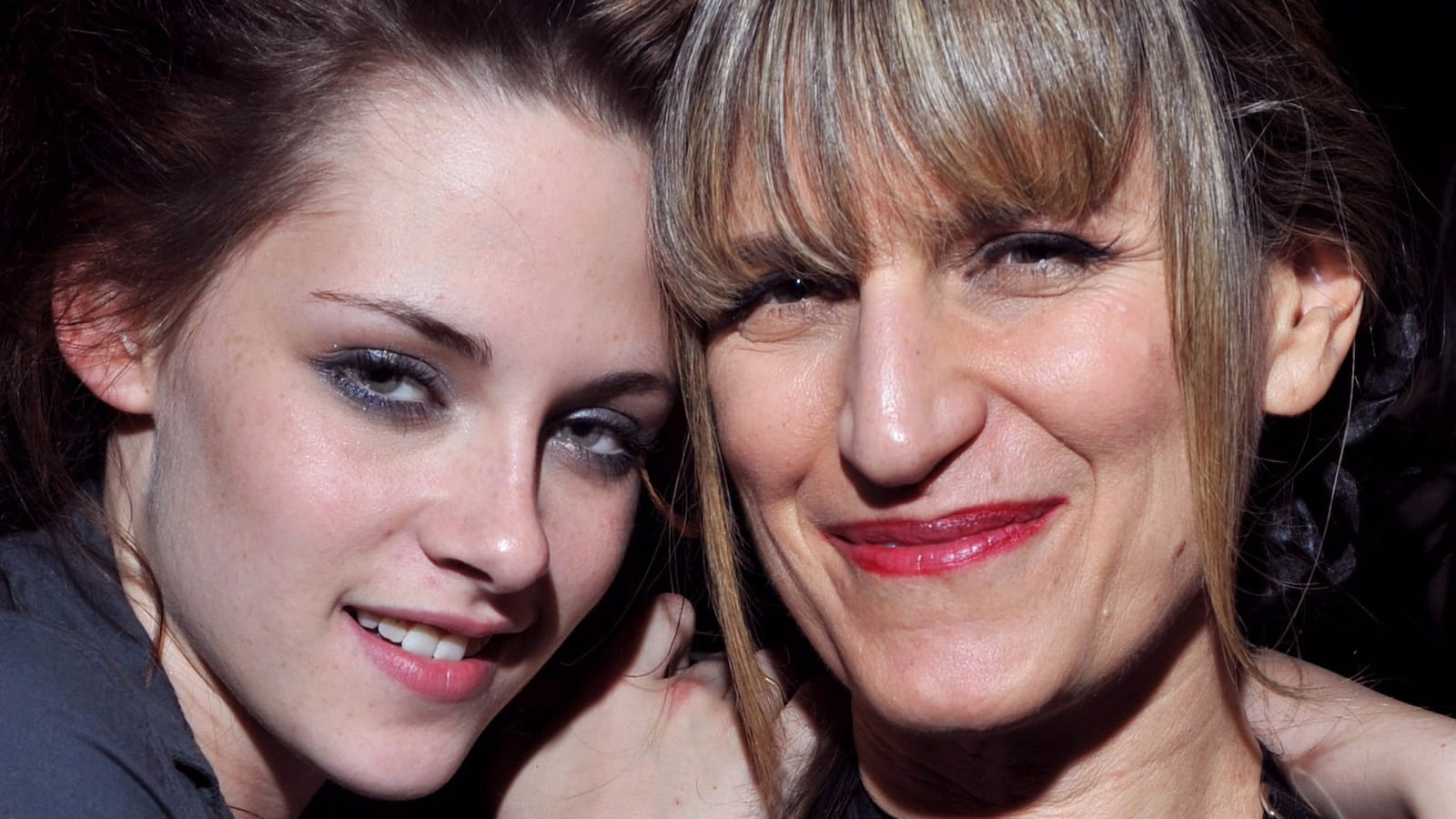Actress Kristen Stewart and director Catherine Hardwicke in 2008.