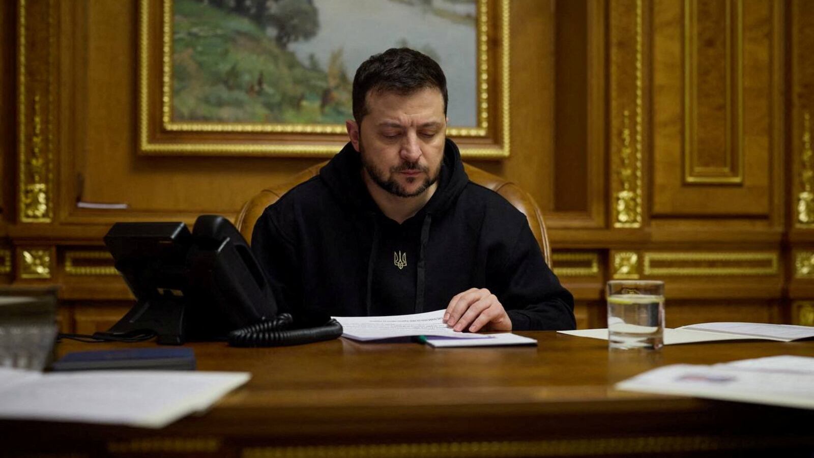 Ukrainian President Volodymyr Zelensky