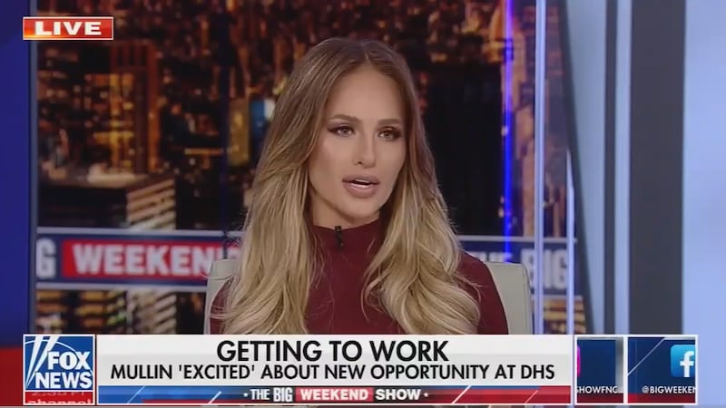 Tomi Lahren on Fox News' The Big Weekend Show on Saturday, March 7.