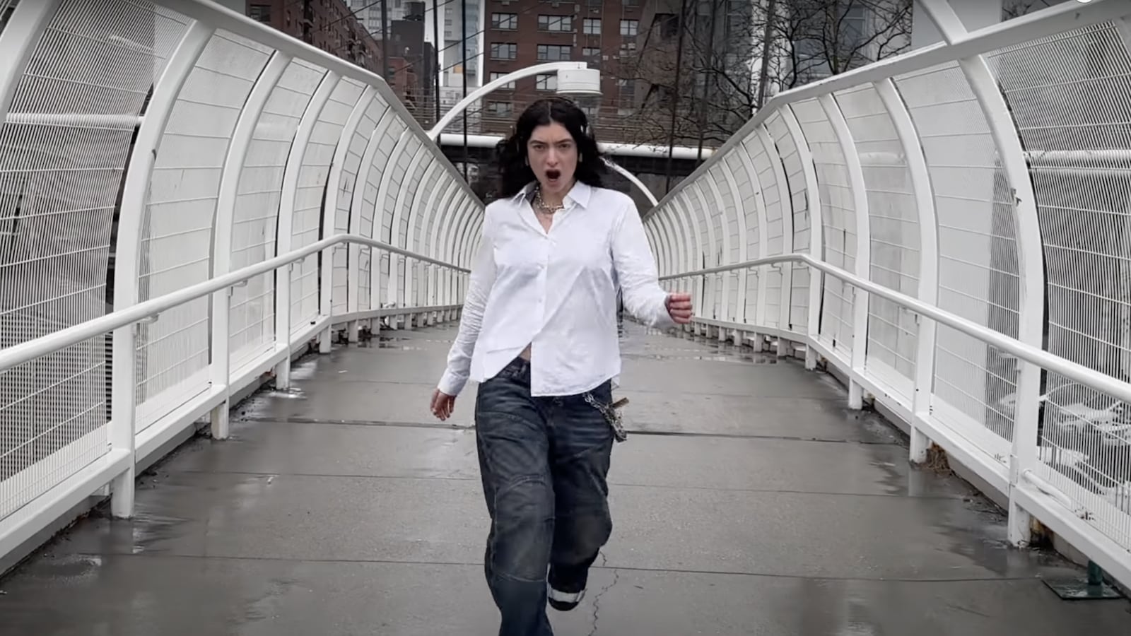 Lorde in 'What Was That' music video.