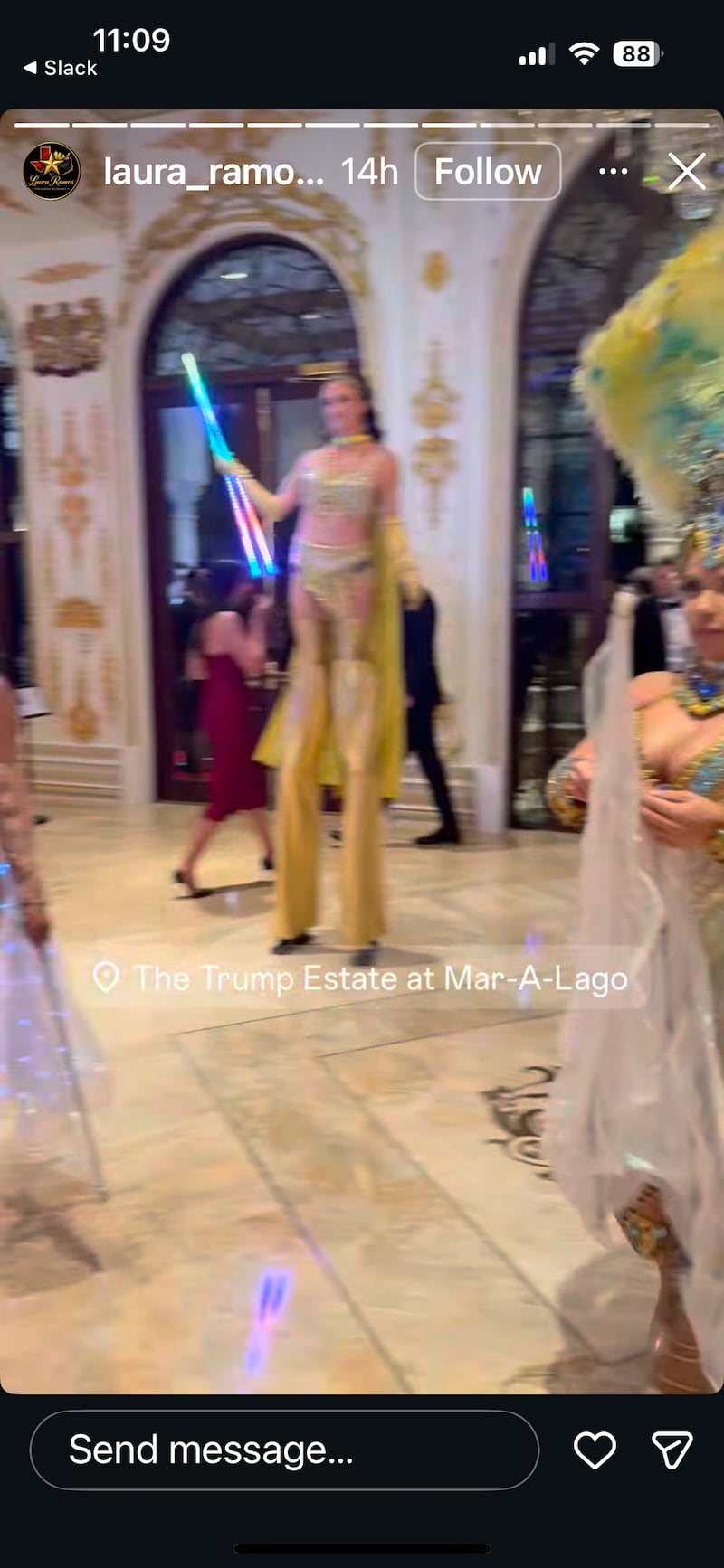 It was reportedly the first Hispanic gala at the property.