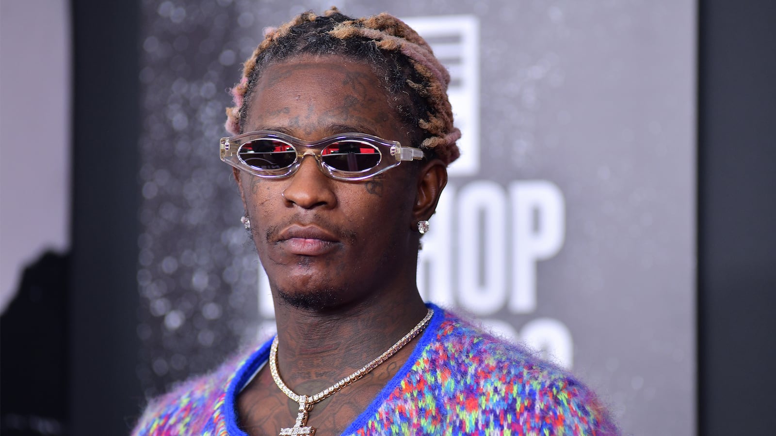 Young Thug attends the 2021 BET Hip Hop Awards at Cobb Energy Performing Arts Center on October 01, 2021 in Atlanta, Georgia.