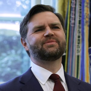 WASHINGTON, DC - MARCH 16: U.S. President Donald Trump and Vice President JD Vance participate in a White House signing ceremony in the Oval Office of the White House on March 16, 2026 in Washington, DC. Trump signed an executive order to create a task force on fraud which will be lead by Vice President J.D. Vance. (Photo by Alex Wong/Getty Images)