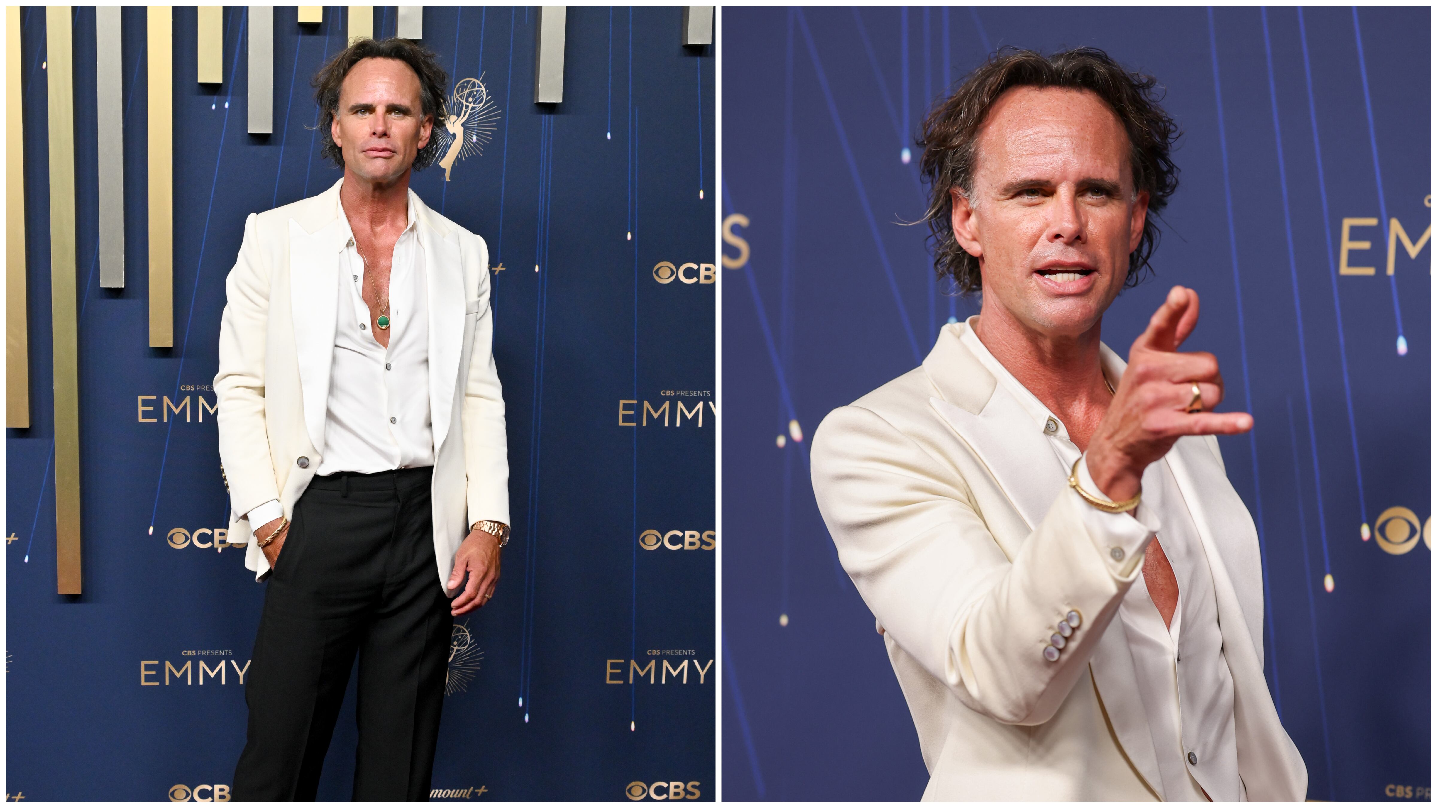 Walton Goggins at the 2025 Primetime Emmy Awards.