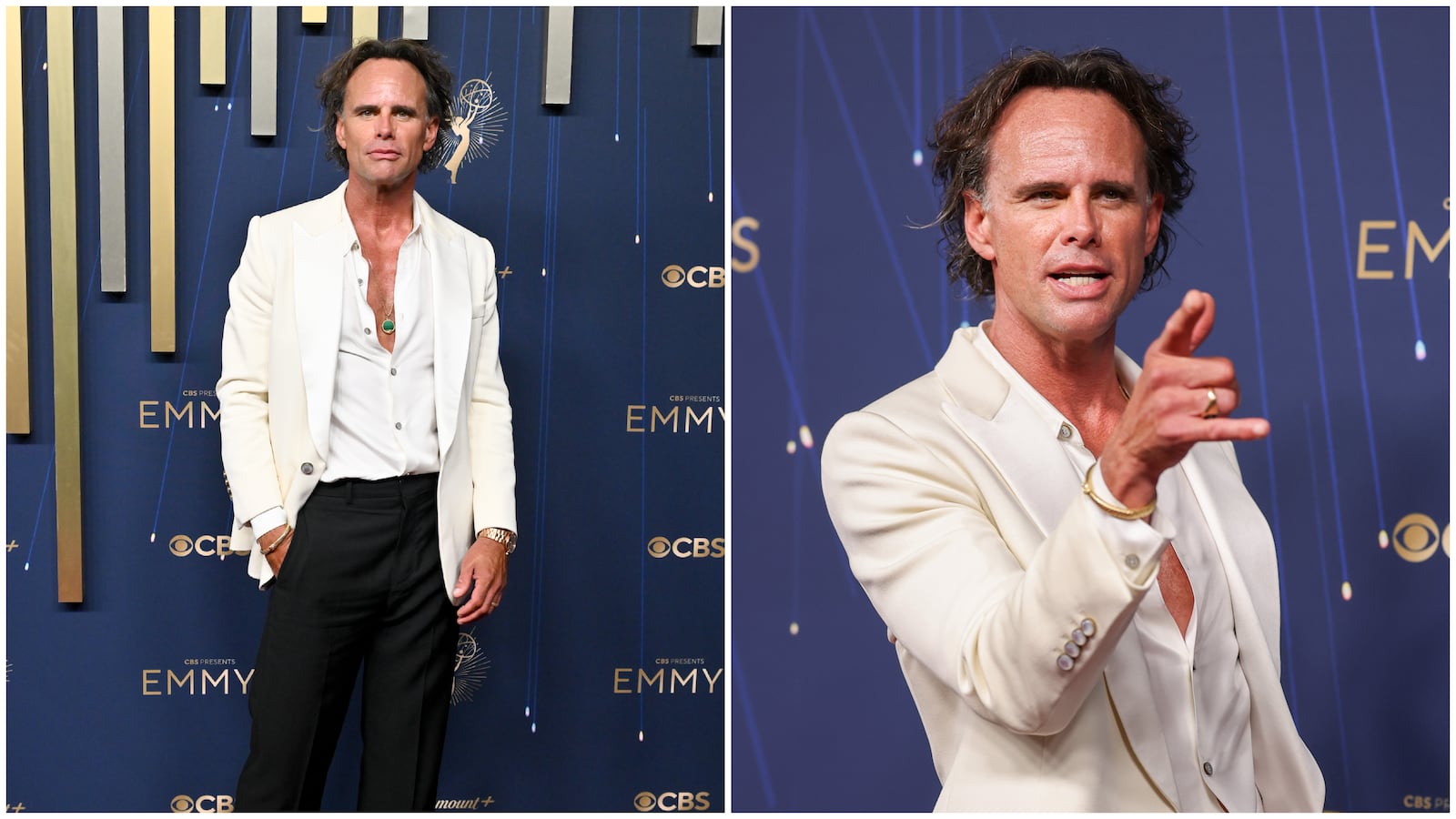 Walton Goggins at the 2025 Primetime Emmy Awards.