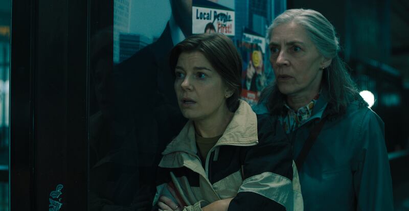 Aimee-Ffion Edwards and Saskia Reeves