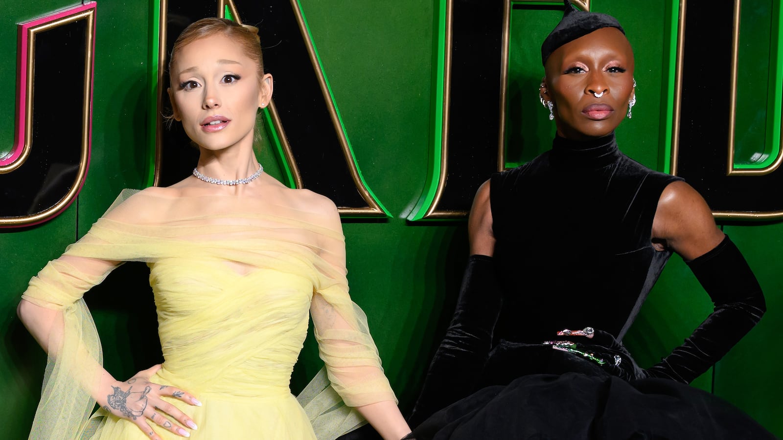 Ariana Grande and Cynthia Erivo.