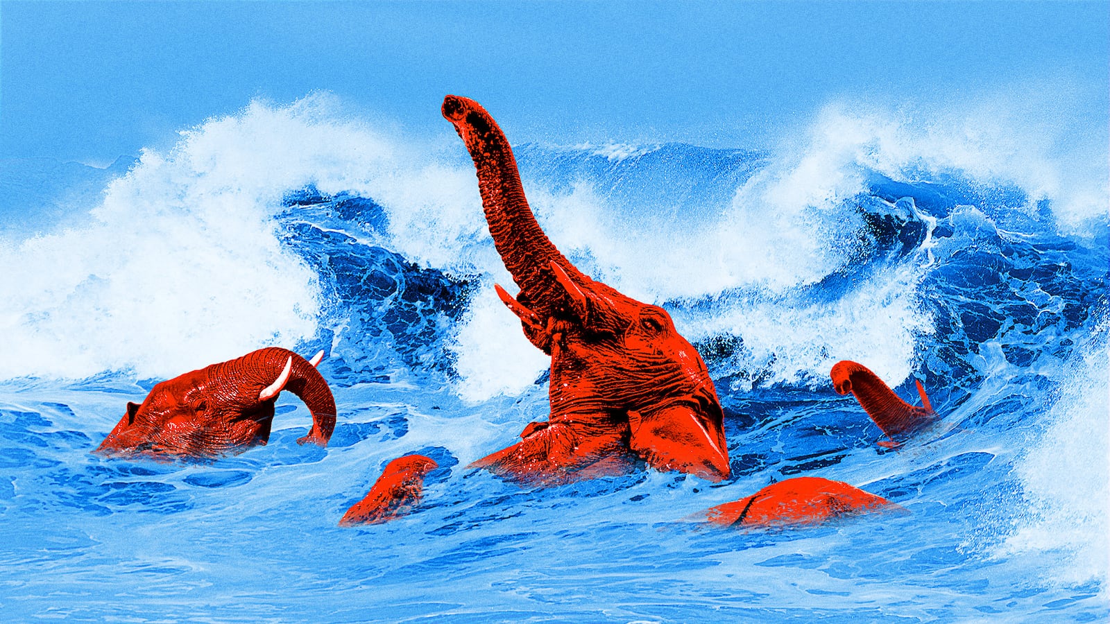 GOP getting battered by a blue wave