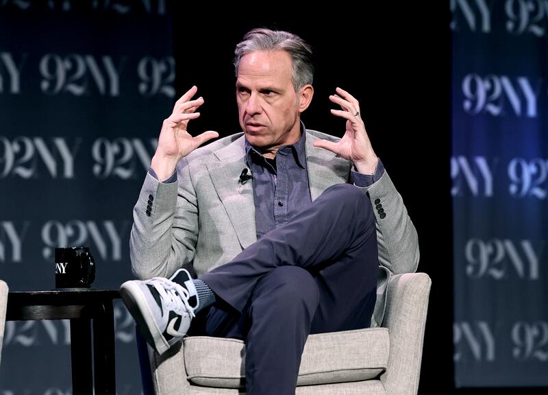 Jake Tapper attends the Jake Tapper And Alex Thompson In Conversation With David Remnick: Original Sin - President Biden's 2024 Campaign at 92NY on May 27, 2025 in New York City.